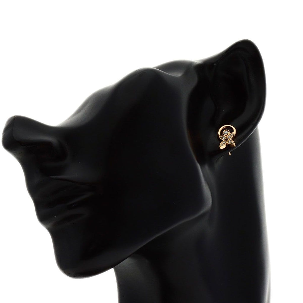 Louis Vuitton Idylle Blossom Diamond Single Earrings 18k Pink Gold — view 4