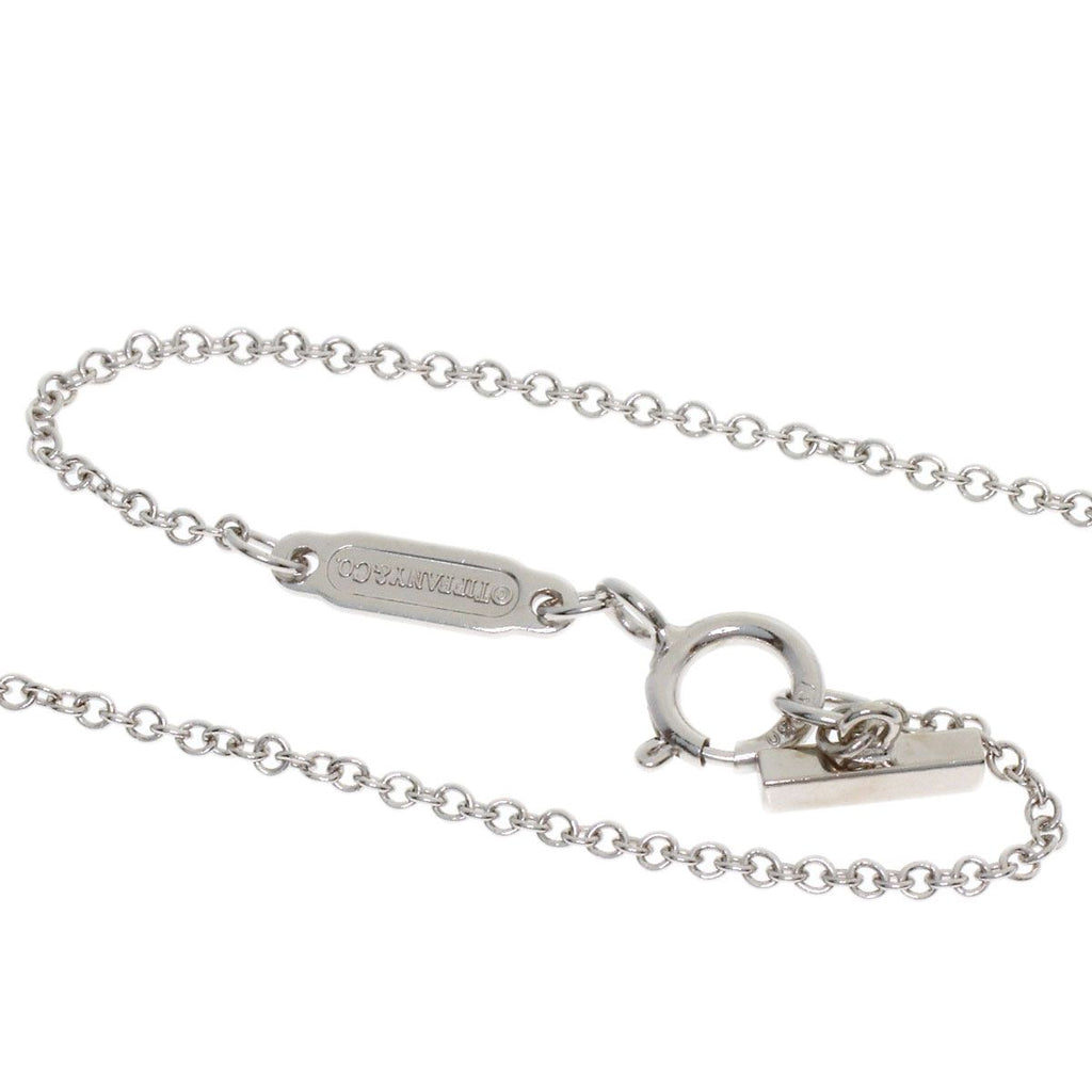 Tiffany & Co T Smile Mini Diamond Necklace 18k White Gold — view 3