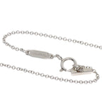 Tiffany & Co T Smile Mini Diamond Necklace 18k White Gold — view 3