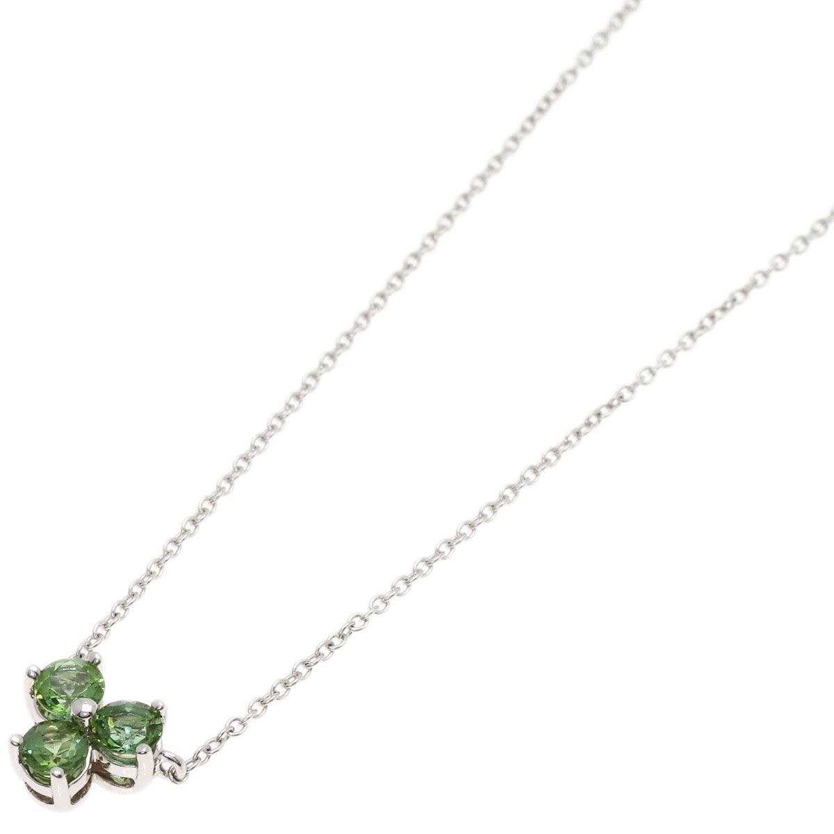 Tiffany & Co Aria Tourmaline Necklace 18k White Gold