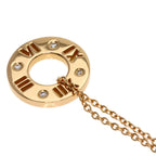 Tiffany & Co Atlas Diamond Necklace 18k Pink Gold — view 5