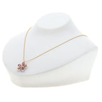 Tiffany & Co Garden Flower Amethyst Diamond Necklace 18k Pink Gold — view 4