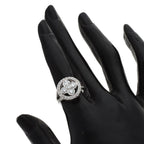 Louis Vuitton Bague Blossom GM Diamond 50 Ring 18k White Gold