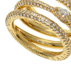 Gucci Ouroboros Diamond Ring 18k Yellow Gold — view 5