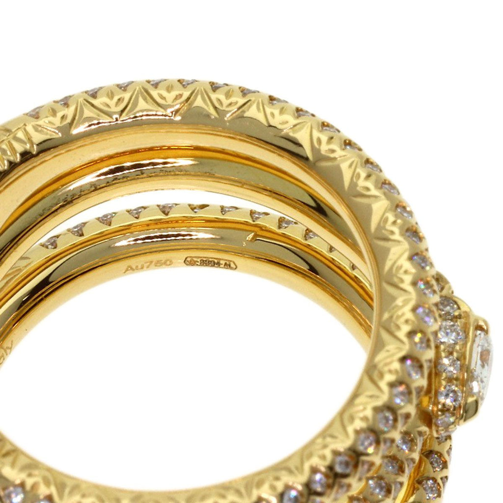 Gucci Ouroboros Diamond Ring 18k Yellow Gold — view 8