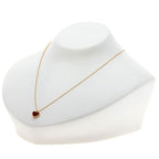 Van Cleef & Arpels Sweet Heart Carnelian Necklace 18k Pink Gold — view 4