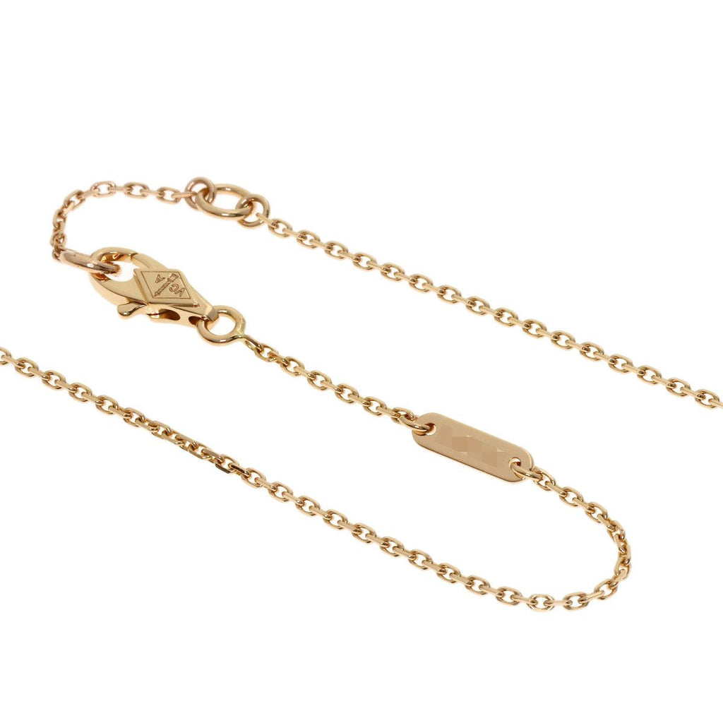 Van Cleef & Arpels Sweet Heart Carnelian Necklace 18k Pink Gold — view 3