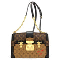 Louis Vuitton Trunk Clutch Shoulder Bag Monogram Reverse