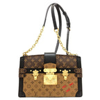 Louis Vuitton Trunk Clutch Shoulder Bag Monogram Reverse