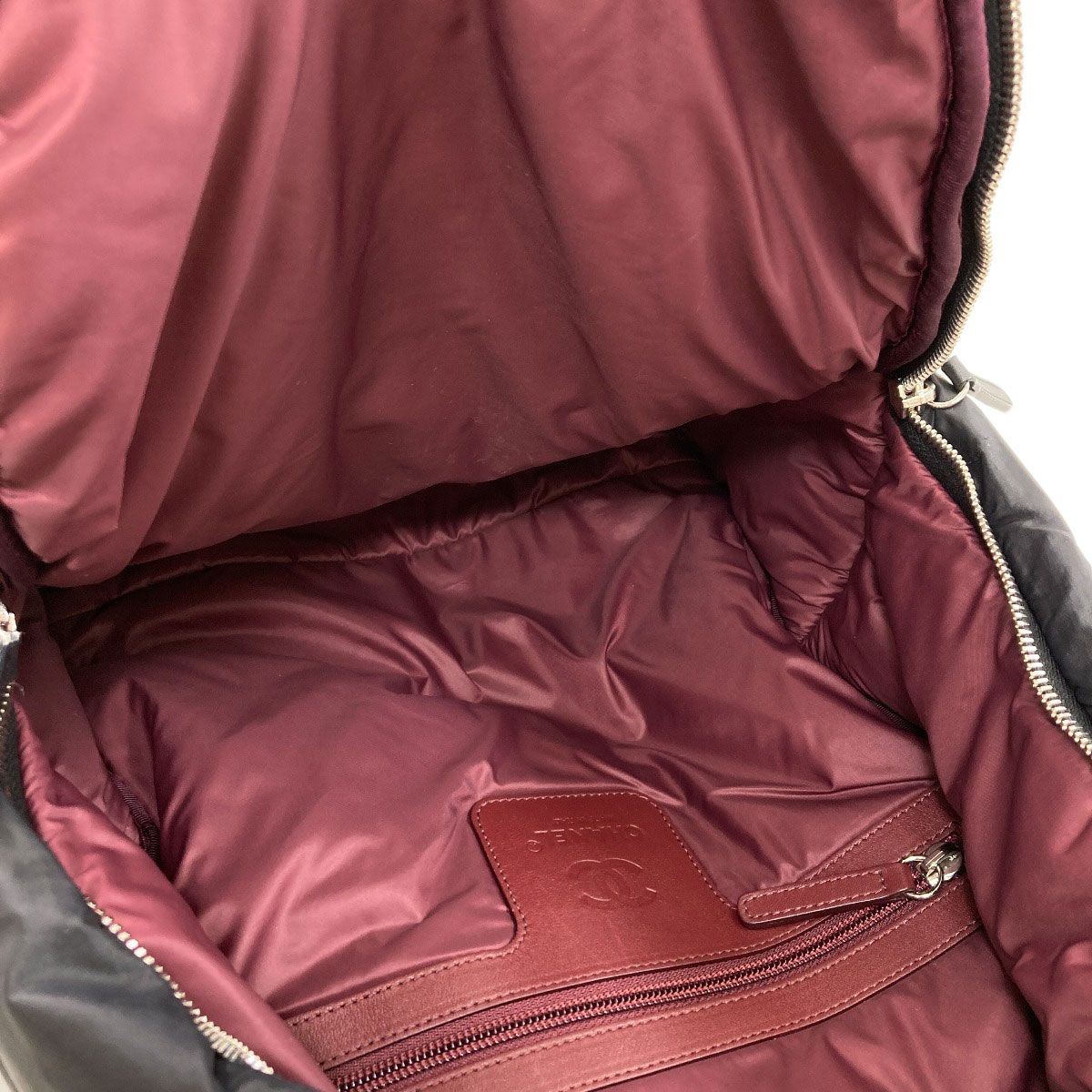 Chanel Coco Cocoon Silver Backpack Nylon — view 5