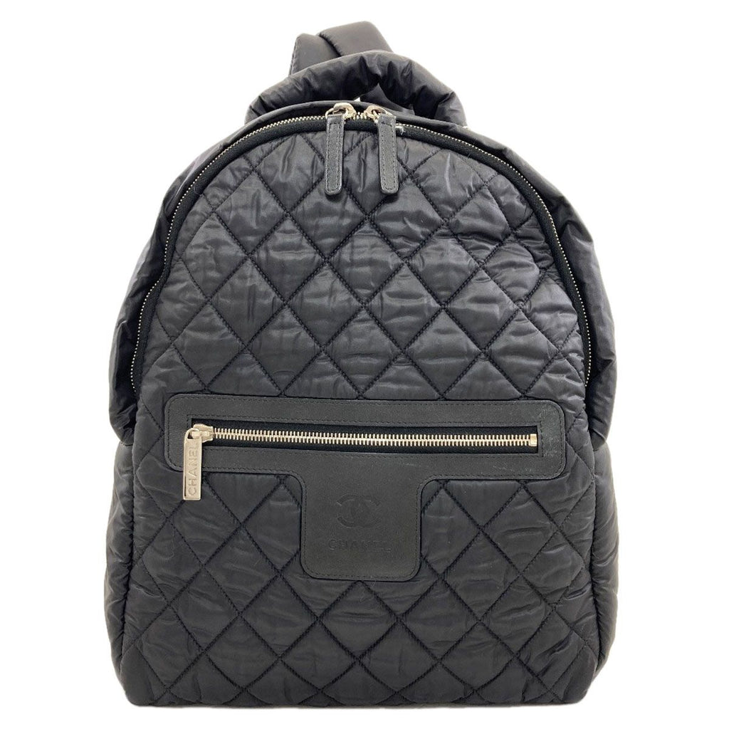 Chanel Coco Cocoon Silver Backpack Nylon