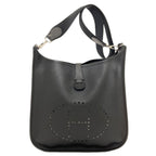 Hermes Evelyne 2 GM Silver Shoulder Bag Epsom