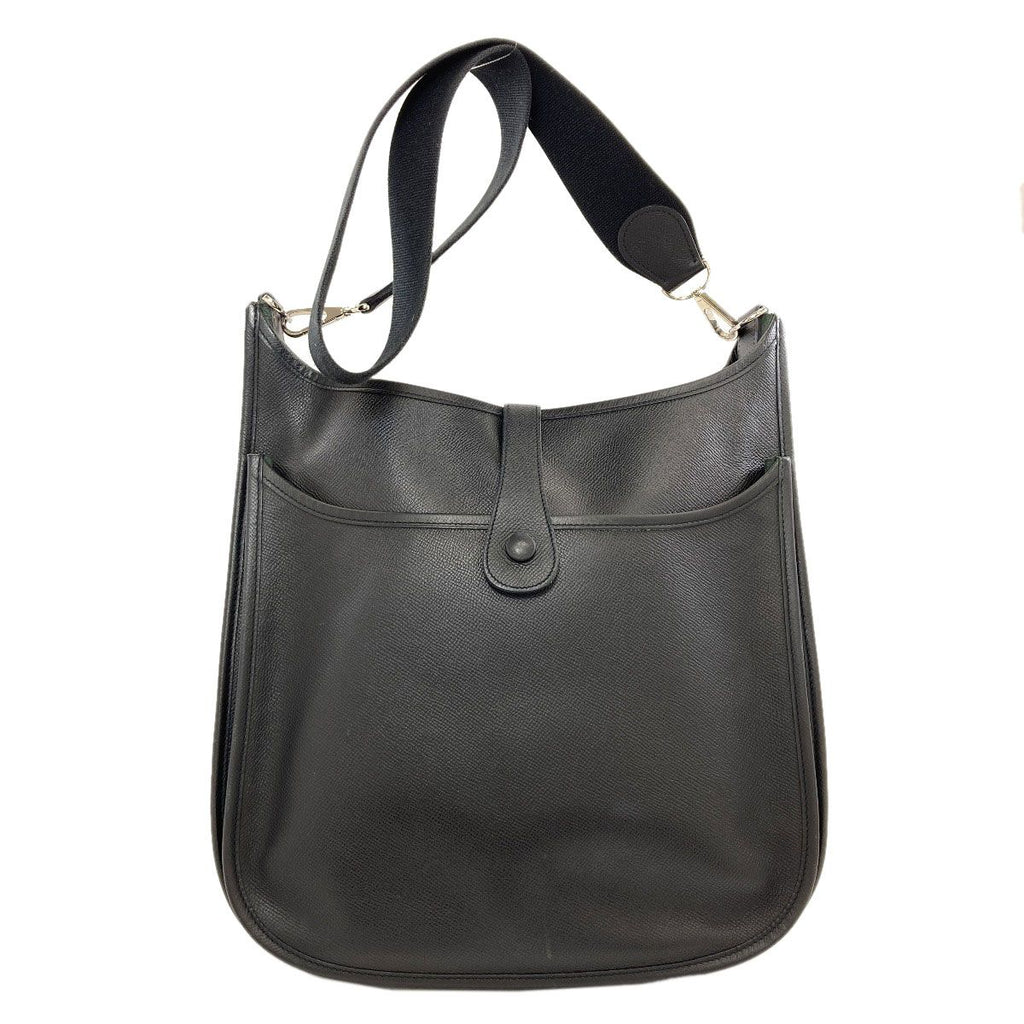 Hermes Evelyne 2 GM Silver Shoulder Bag Epsom — view 2