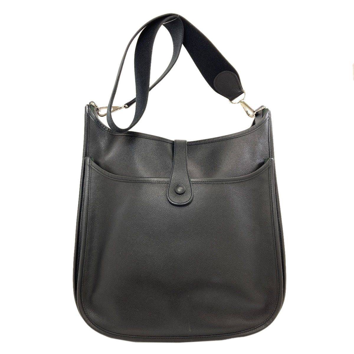 Hermes Evelyne 2 GM Silver Shoulder Bag Epsom — view 2