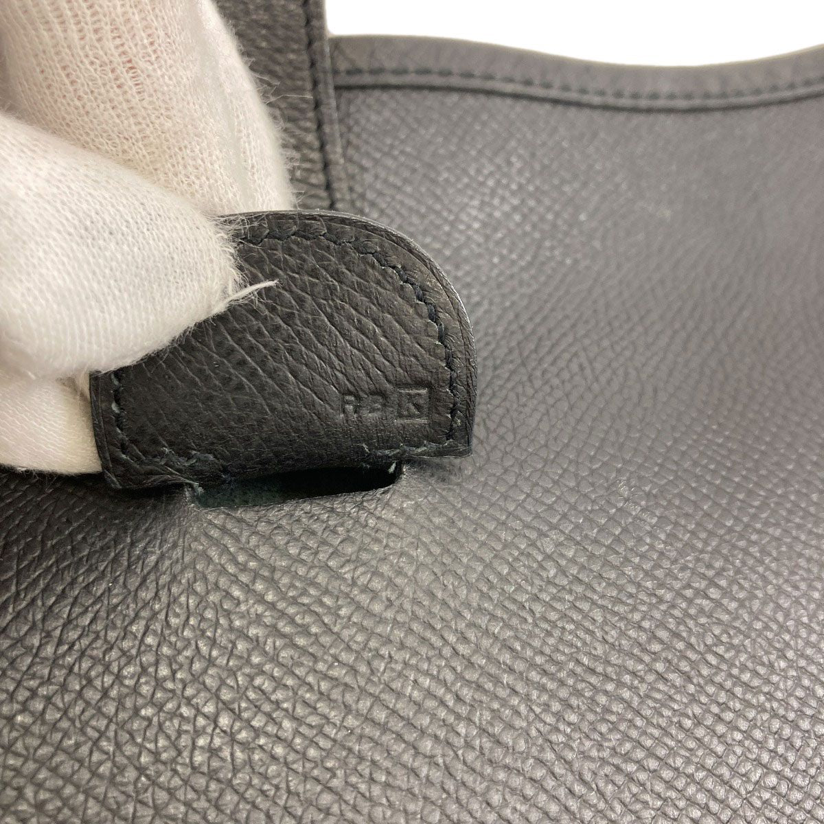 Hermes Evelyne 2 GM Silver Shoulder Bag Epsom — view 7