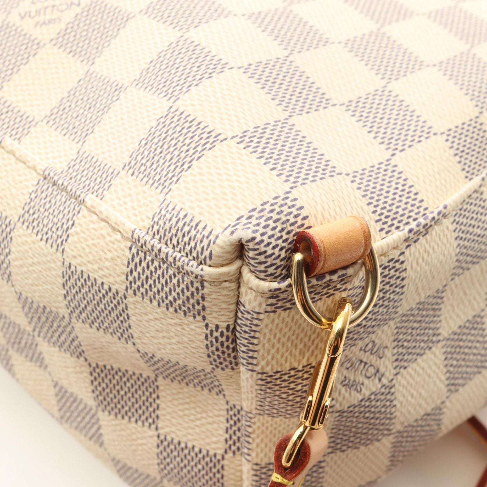 Louis Vuitton Backpack Sperone BB Damier Azur Canvas Leather — view 7
