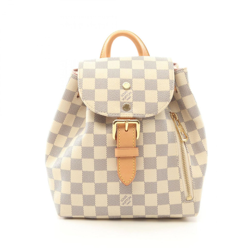 Louis Vuitton Backpack Sperone BB Damier Azur Canvas Leather