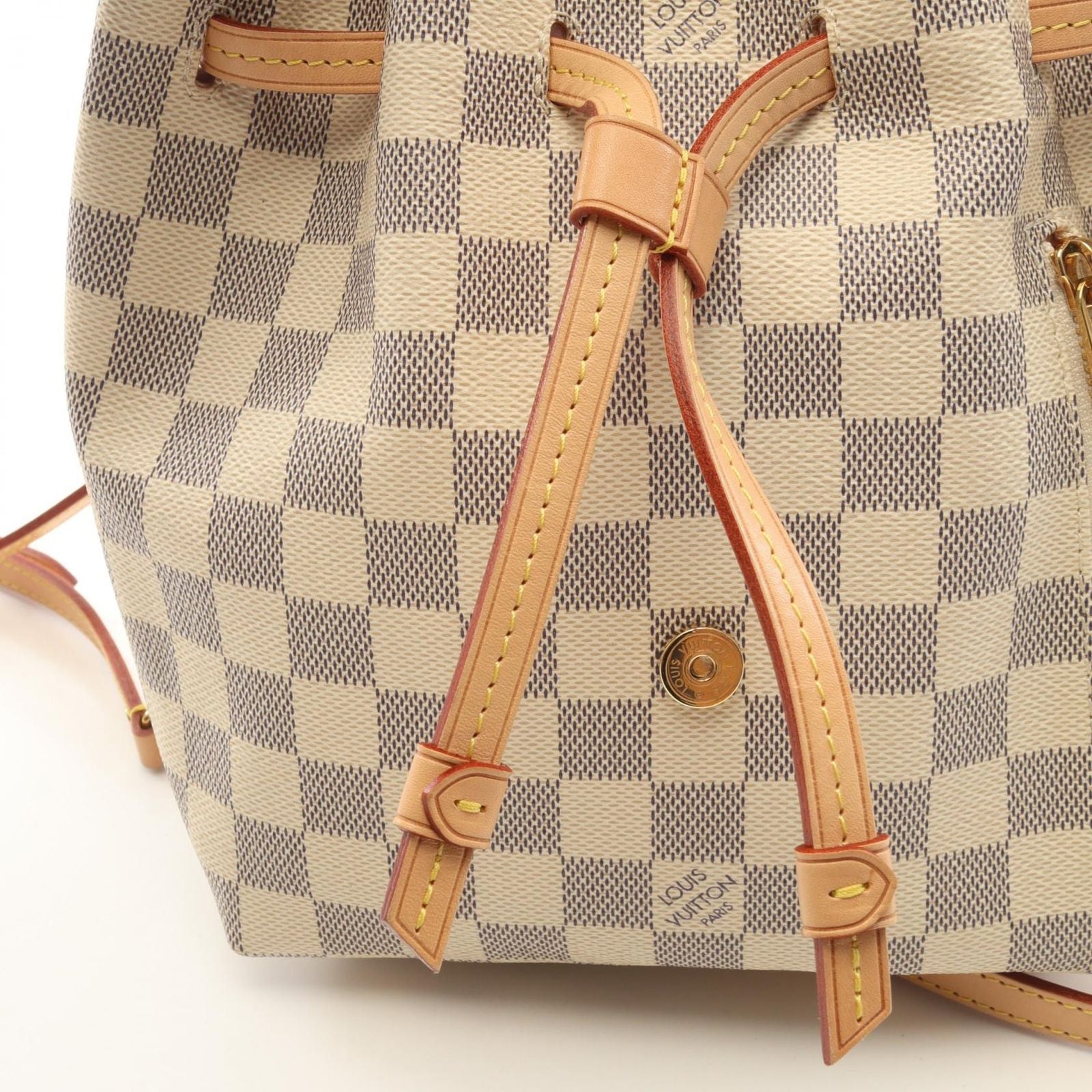 Louis Vuitton Backpack Sperone BB Damier Azur Canvas Leather — view 8