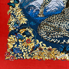 Hermes Scarf Carre 140 Dip Dye Dip Dai Jungle Love Cashmere — view 4