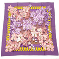 Hermes Scarf Carre 90 Floral Pattern Phalaenopsis Orchid Purple Touvenirs Asie