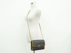 Dior Honeycomb Pattern Shoulder Bag Pochette Black — view 6
