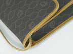 Dior Honeycomb Pattern Shoulder Bag Pochette Black — view 7