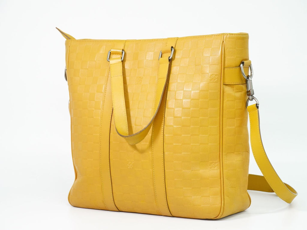 Louis Vuitton LV Neo Tadao Damier Infini 2-Way Business Bag Solar Yellow — view 2