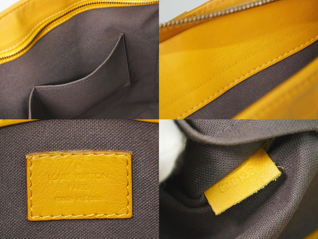 Louis Vuitton LV Neo Tadao Damier Infini 2-Way Business Bag Solar Yellow — view 9