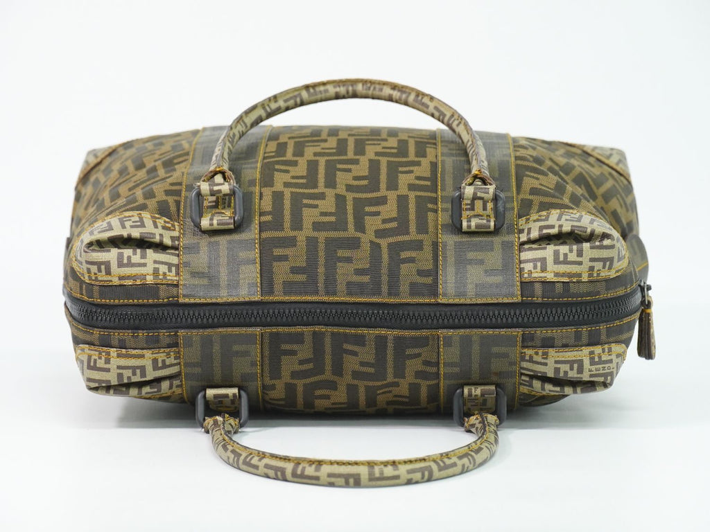 Fendi Bmix Zucca Tote Canvas Brown — view 5