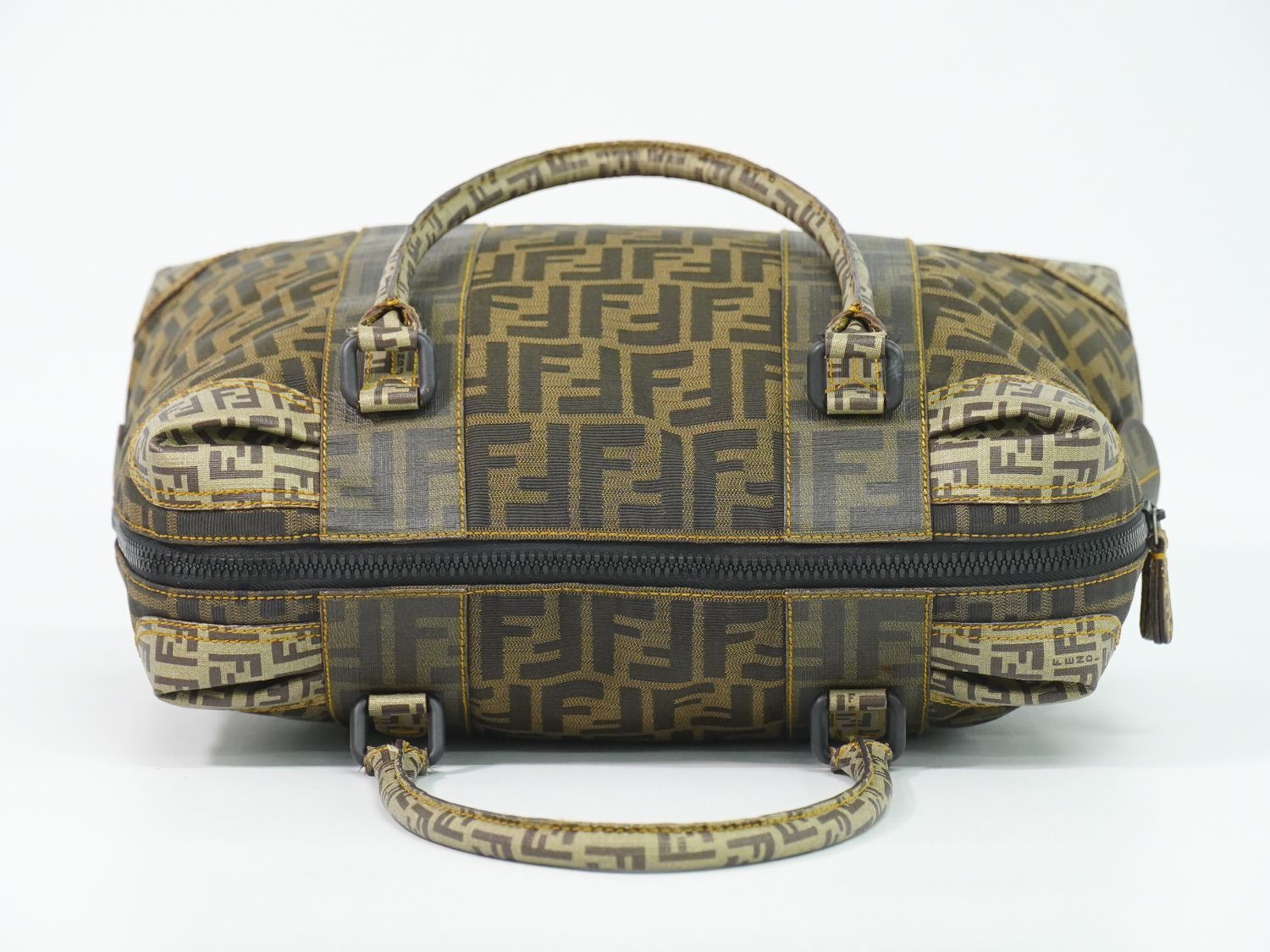 Fendi Bmix Zucca Tote Canvas Brown — view 5