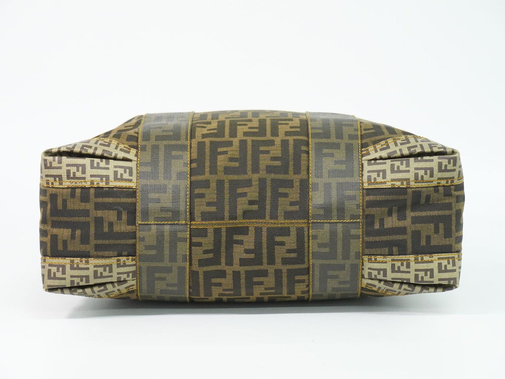 Fendi Bmix Zucca Tote Canvas Brown — view 3