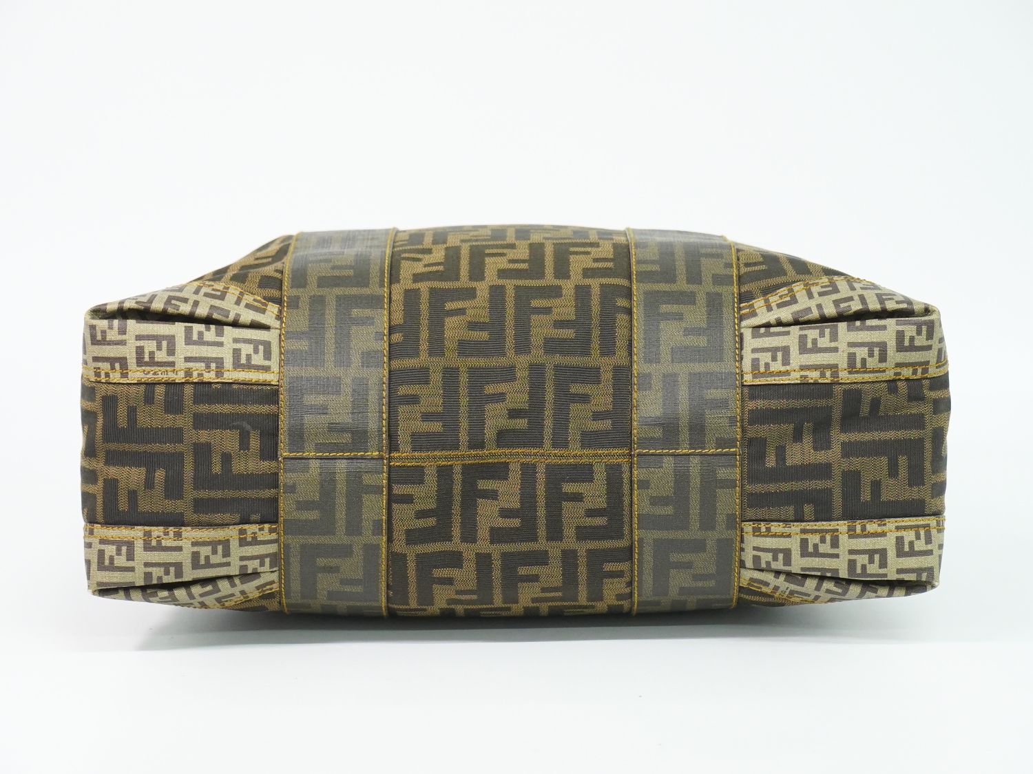 Fendi Bmix Zucca Tote Canvas Brown — view 3
