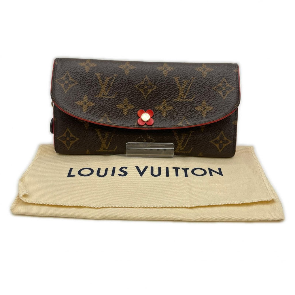 Louis Vuitton Wallet Monogram Portefeuille Emili Poppy