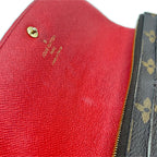 Louis Vuitton Wallet Monogram Portefeuille Emili Poppy — view 5