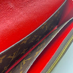 Louis Vuitton Wallet Monogram Portefeuille Emili Poppy — view 8