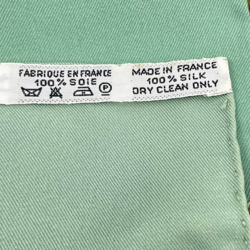 Hermes Carre 90 Scarf Silk Tanzania Green — view 6