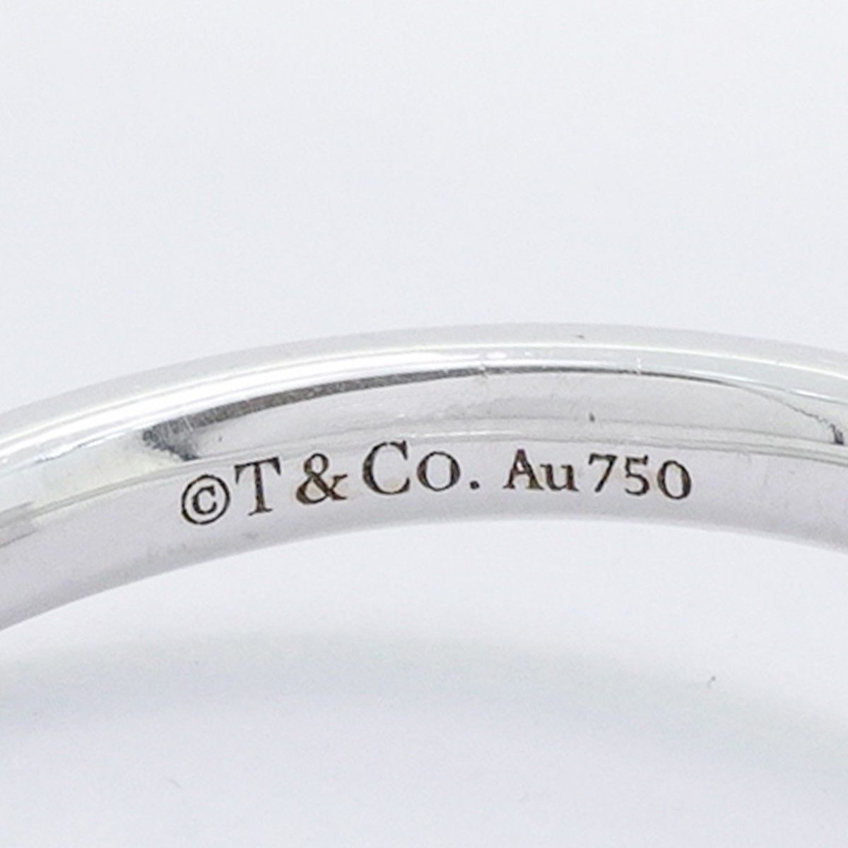 Tiffany & Co Ring T One 18k White Gold — view 4
