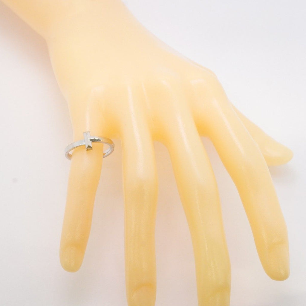 Tiffany & Co Ring T One 18k White Gold — view 6