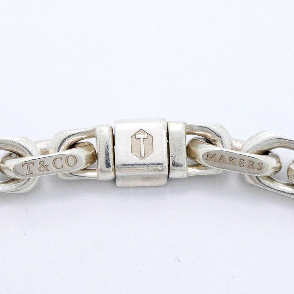 Tiffany & Co Bracelet Makers 18k Yellow Gold 925 Sterling Silver — view 5