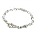 Tiffany & Co Bracelet Makers 18k Yellow Gold 925 Sterling Silver