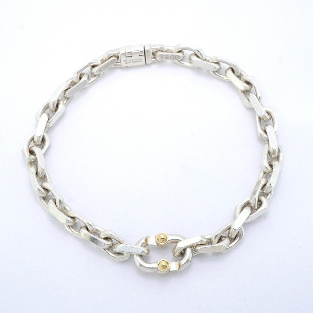 Tiffany & Co Bracelet Makers 18k Yellow Gold 925 Sterling Silver — view 3