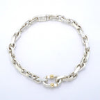 Tiffany & Co Bracelet Makers 18k Yellow Gold 925 Sterling Silver — view 3