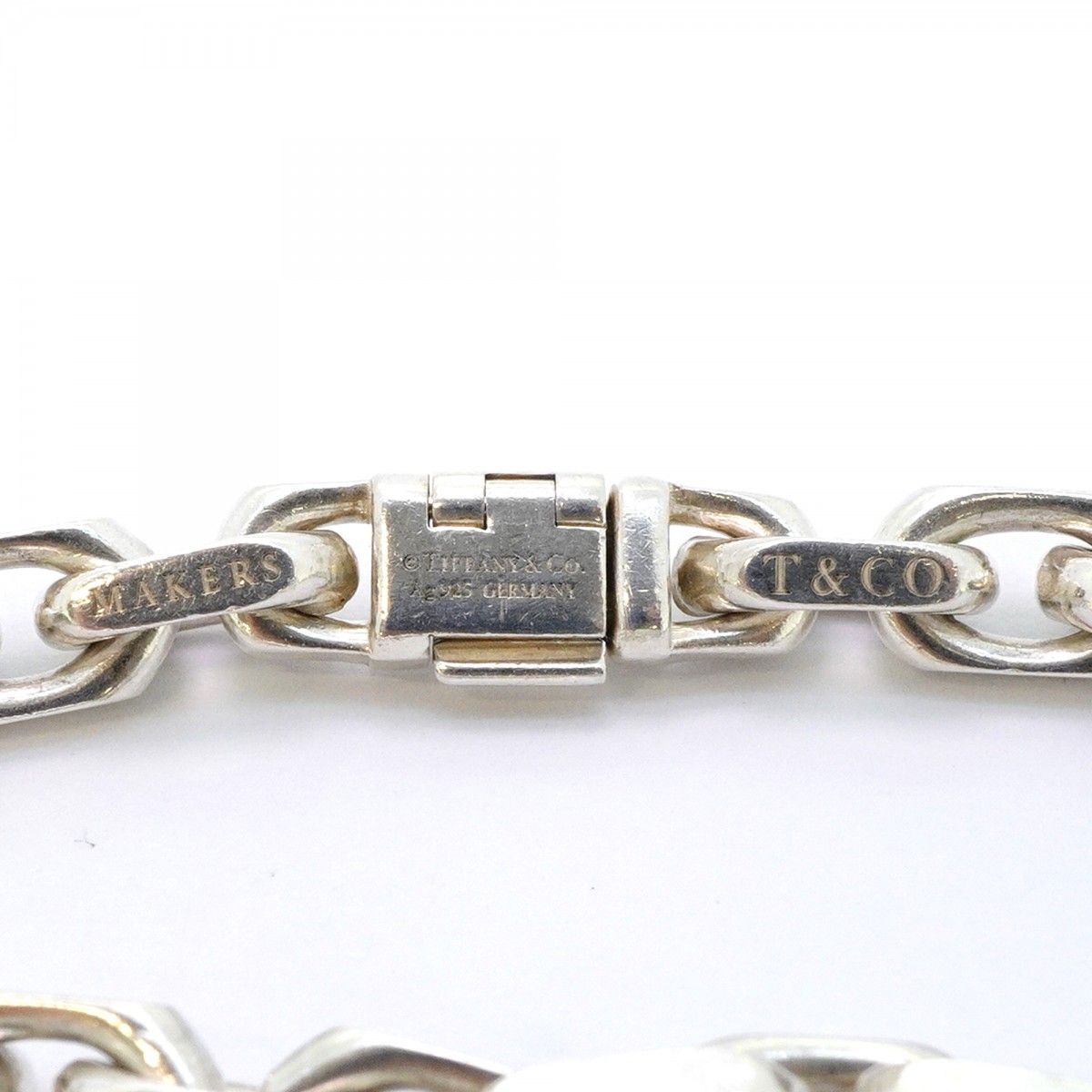 Tiffany & Co Bracelet Makers 18k Yellow Gold 925 Sterling Silver — view 6