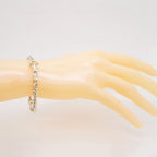 Tiffany & Co Bracelet Makers 18k Yellow Gold 925 Sterling Silver — view 8