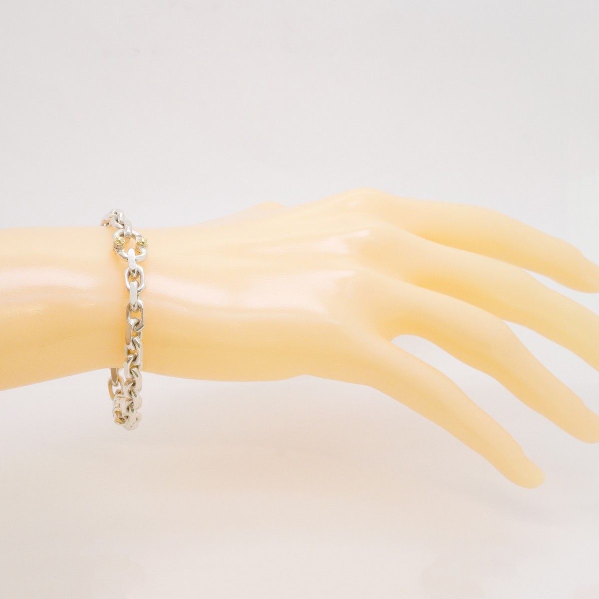 Tiffany & Co Bracelet Makers 18k Yellow Gold 925 Sterling Silver — view 8
