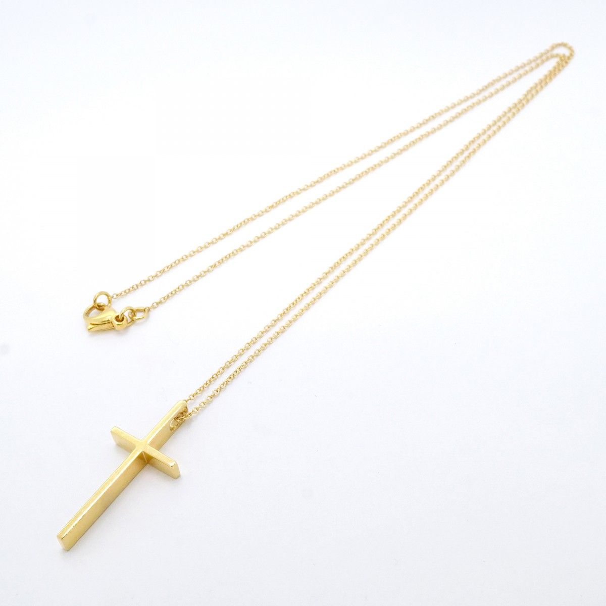 Tiffany & Co Necklace Cross 18k Yellow Gold — view 3