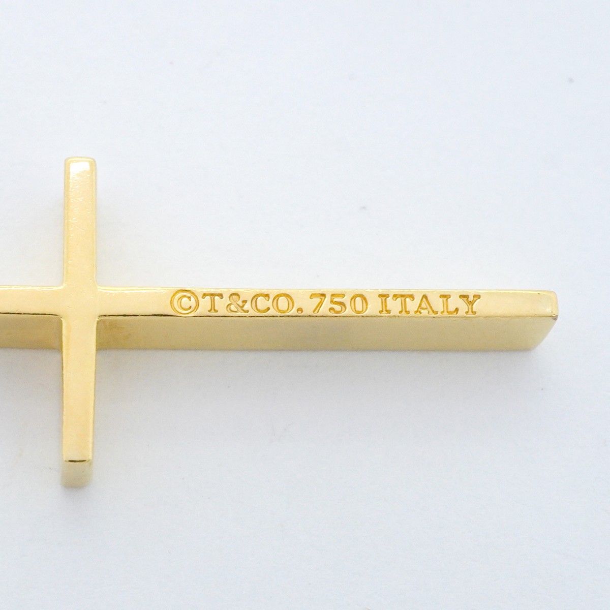 Tiffany & Co Necklace Cross 18k Yellow Gold — view 5