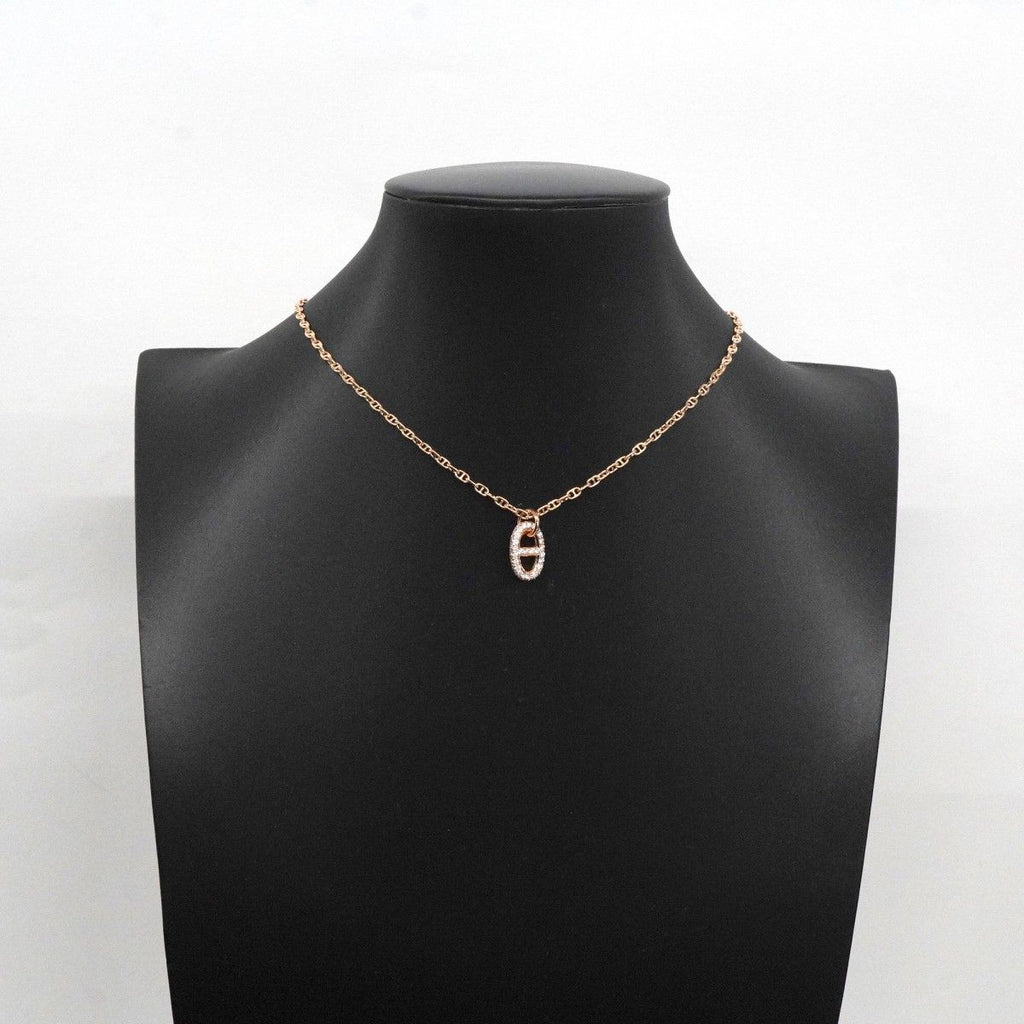 Hermes Necklace Farandole 18k Pink Gold Diamond — view 6