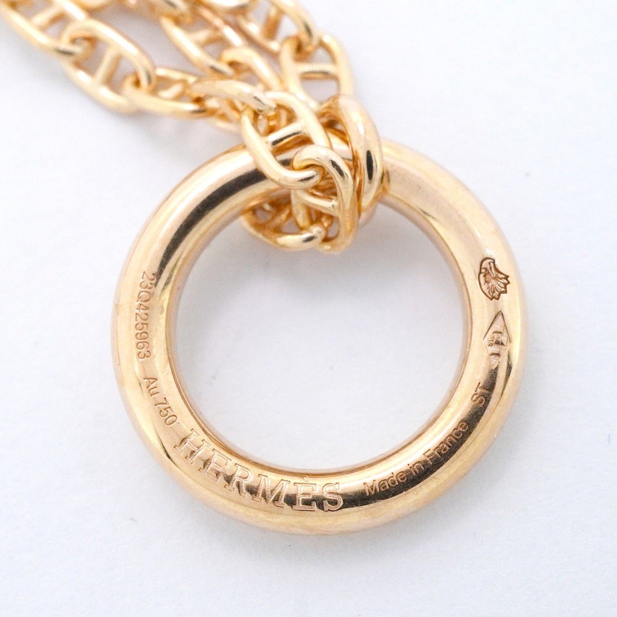 Hermes Necklace Farandole 18k Pink Gold Diamond — view 5