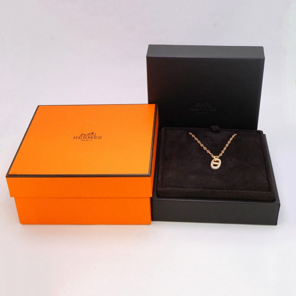 Hermes Necklace Farandole 18k Pink Gold Diamond — view 7